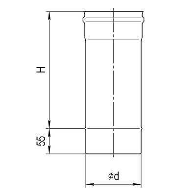 Дымоход 0,5 м